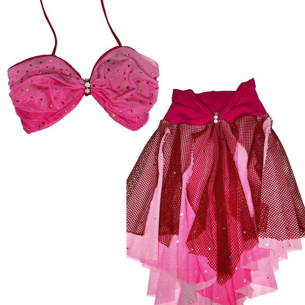 Custom Swarovski Crystal Competitive Dance Costume